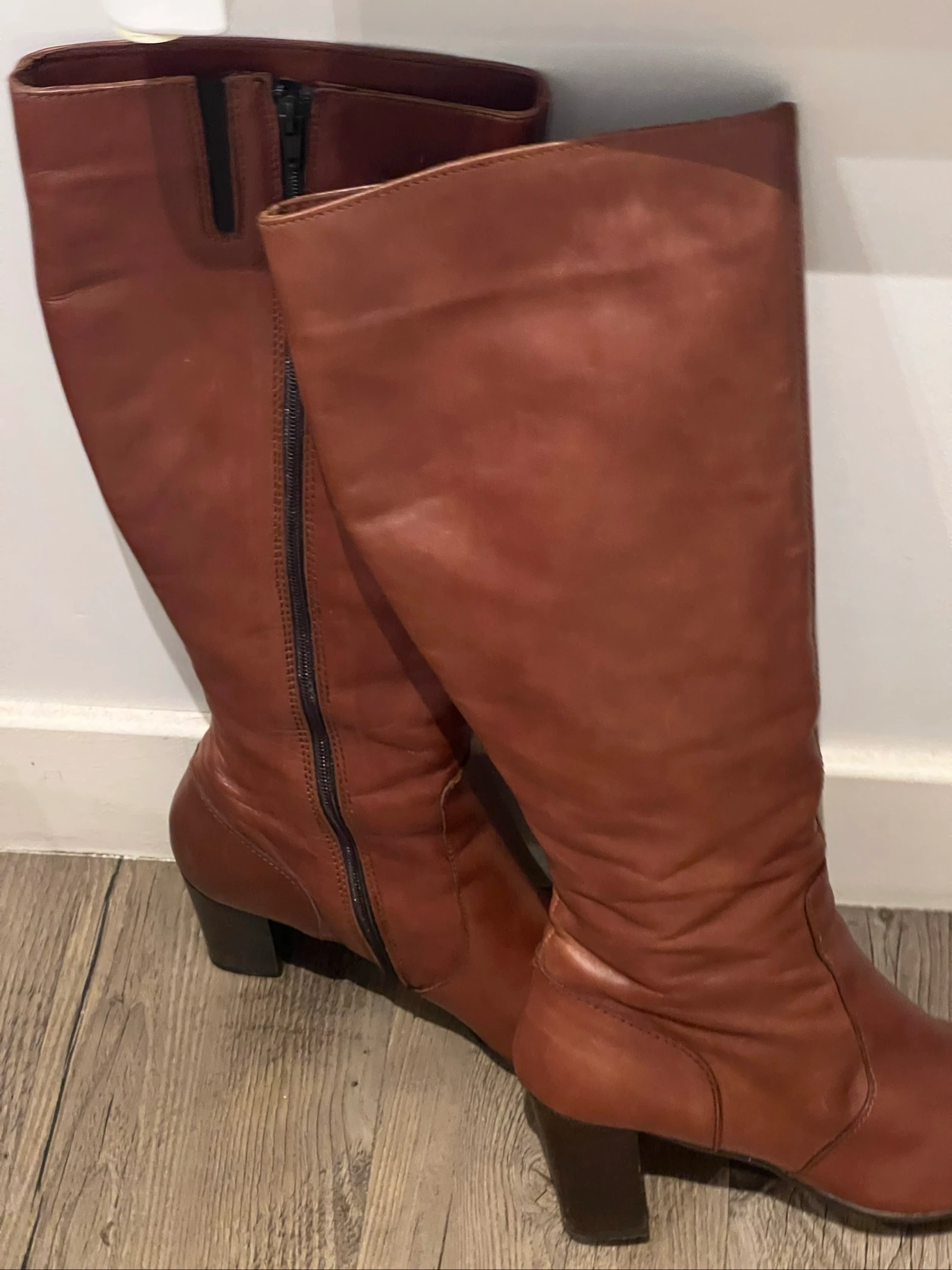 Minelli high leather heeled boots – photo 6